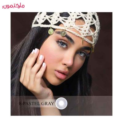 لنز چشم فصلی کانفست Confest رنگ Pastel Gray شماره No. 8